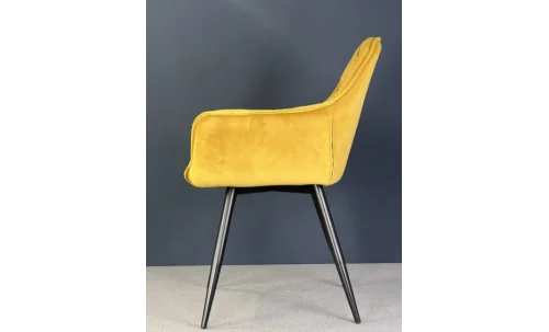 Scaun Living Tapițat KJC38 Galben