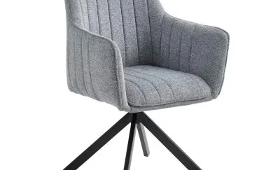 Scaun Living Tapitat KJC385 Gri