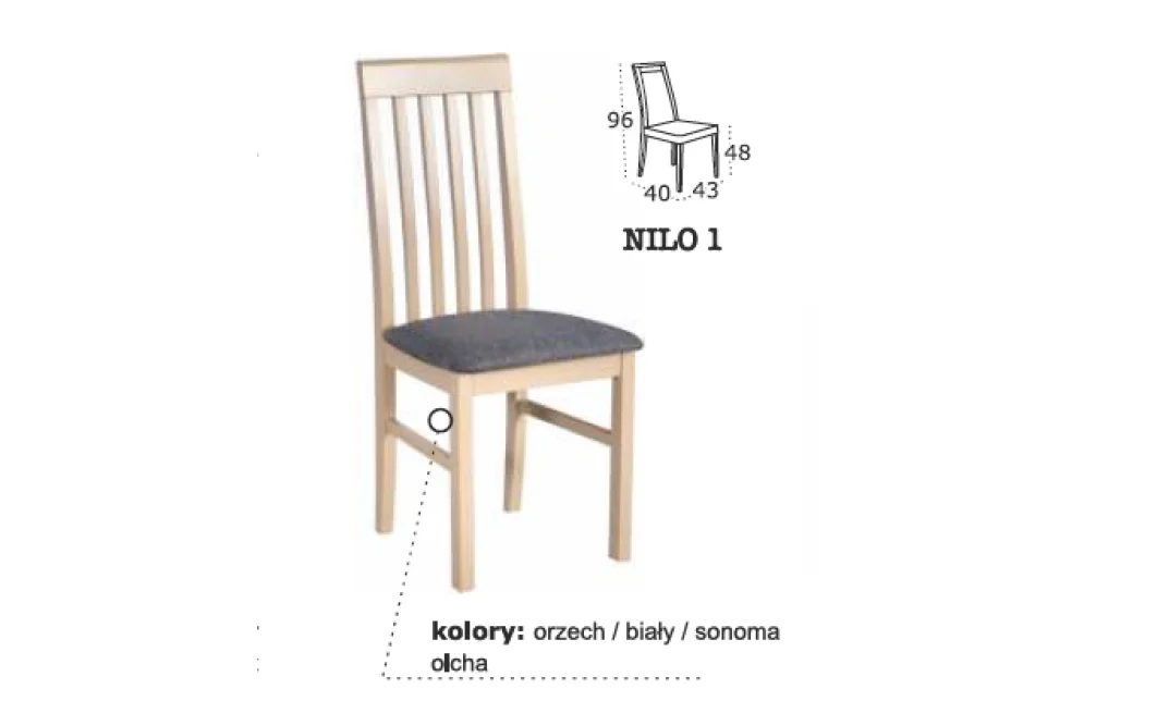 Scaun Nilo 1 Nuc 2