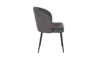 Set Masă Living Extensibilă DTM0101 Blat Ceramic Gri cu 4 Scaune DCM0102CF Gri