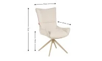 Scaun Living Rotativ DCM0607CS Bej 2