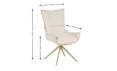 Scaun Living Rotativ DCM0607CS Bej