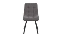 Set Masă Living Extensibilă Blat Ceramic KJT416 Alb-Cappuccino cu 4 Scaune DCM1801CF Gri 2