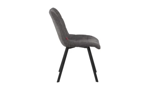 Set Masă Living Extensibilă Blat Ceramic KJT416 Alb-Cappuccino cu 4 Scaune DCM1801CF Gri
