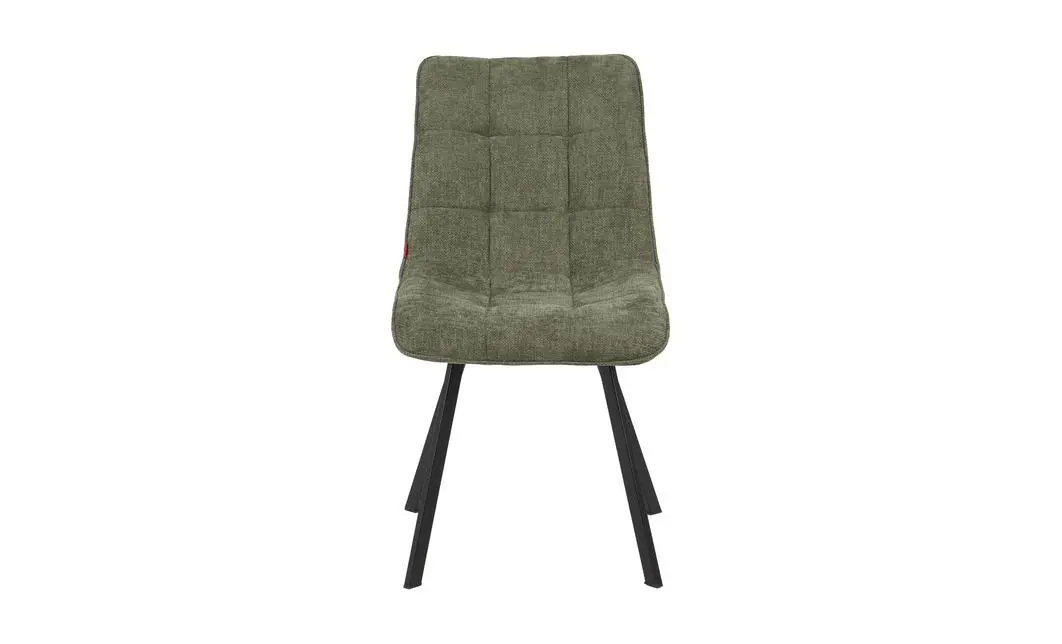 Set Masă Living Extensibilă DTM0101CS Bej cu 4 Scaune Tapițate DCM1801CF Verzi