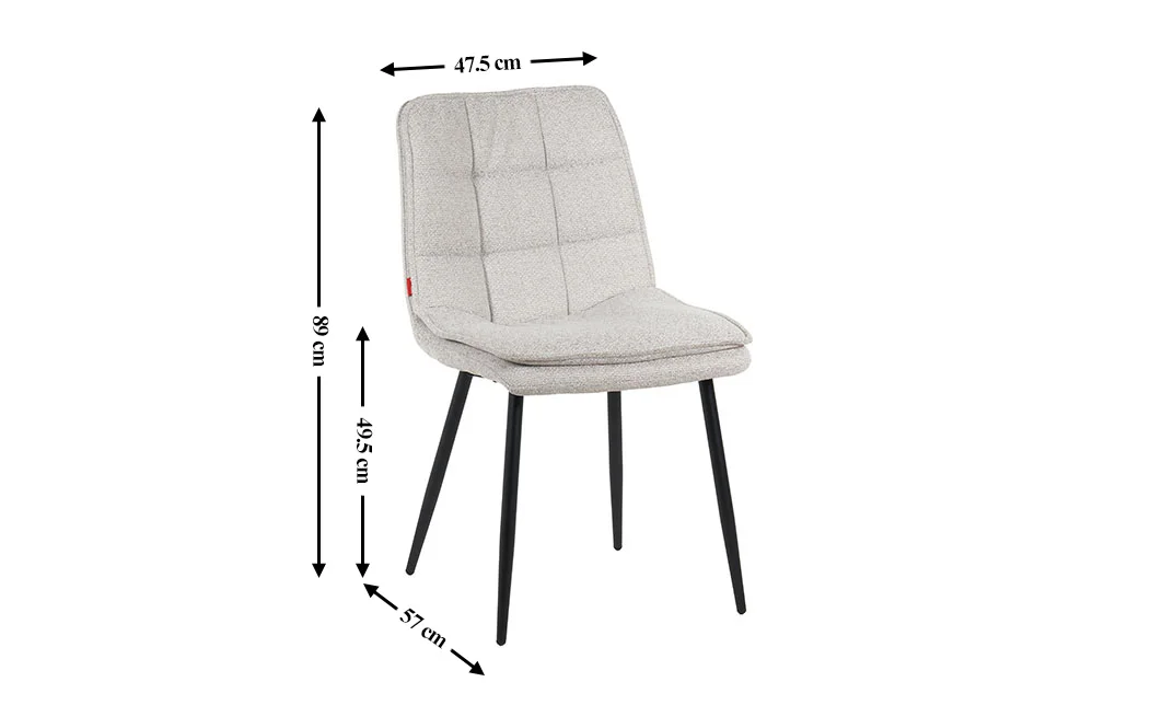 Scaun Living Tapitat DCM2001AF Bej 2