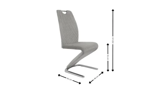 Set Masă Living Extensibilă KJT416 cu 6 scaune F692 Bej