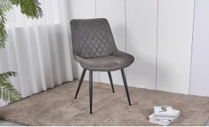 Scaun Living Tapitat J262-L, Gri