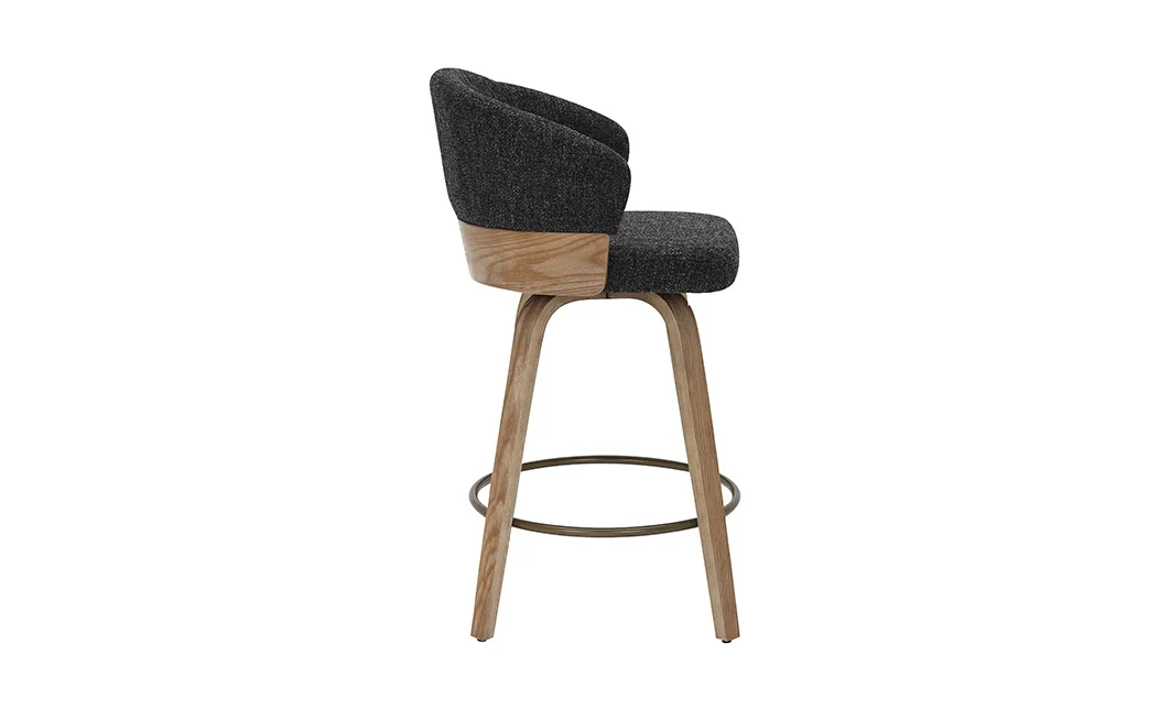Scaun Bar JY3250X-M Gri Inchis 4
