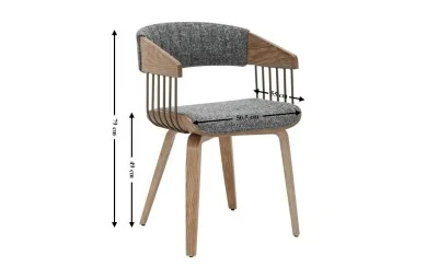 Scaun Living JY6342X-M Gri