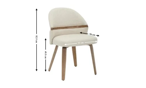 Scaun Living JY6415X-M Bej