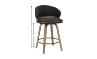 Scaun Bar JY3250X-M Gri Inchis 1