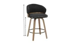 Scaun Bar JY3250X-M Gri Inchis