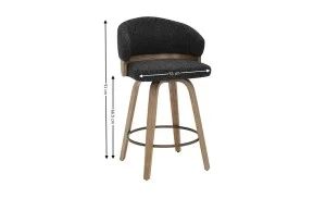 Scaun Bar JY3250X-M Gri Inchis