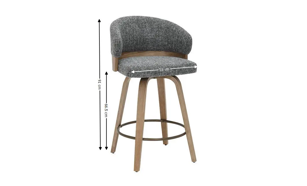 Scaun Bar JY3250X-M Gri  1