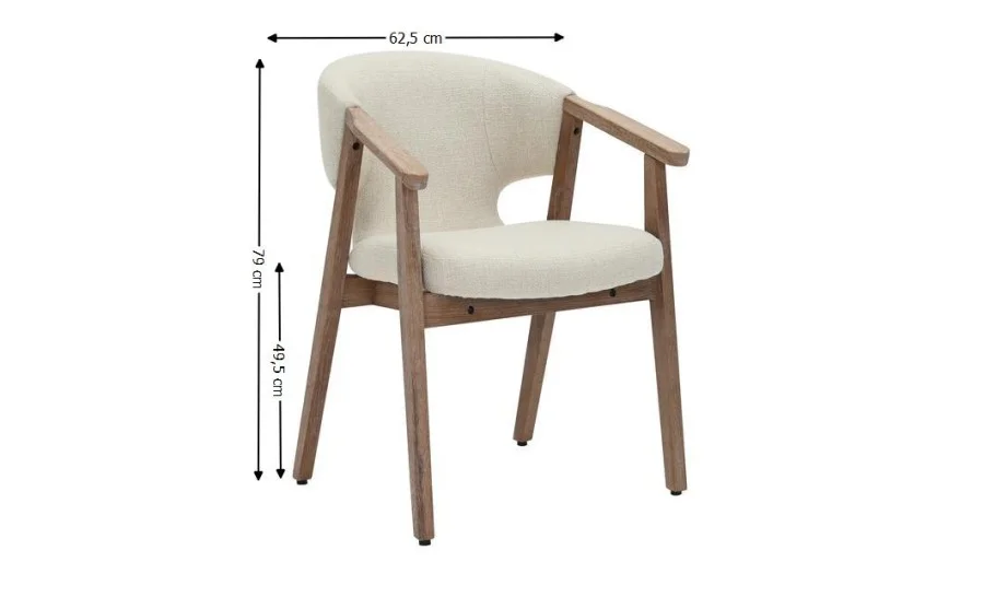 Scaun Living JY6386Q2-M2 Bej 1