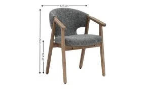 Scaun Living JY6386Q2-M2 Gri