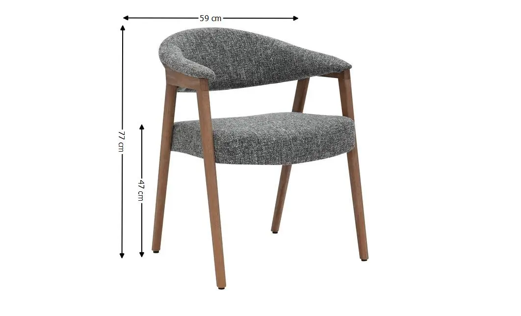 Scaun Living JY6410Q-M2 Gri 1