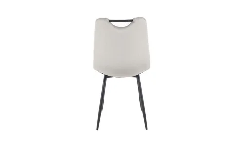 Set Masă Living Extensibilă Yense 125 Gri cu 4 Scaune Tapițate KJC0358 Gri