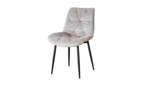 Set Masă Living Extensibilă DTM0101CS Bej cu 4 Scaune KJC0357 Bej