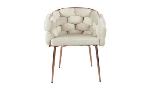 Set 2 scaune Living Tapițate KJC17 Bej