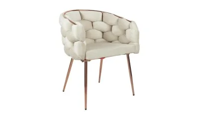 Scaun Living Tapitat KJC17 Bej 