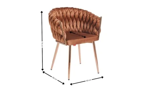 Scaun Living Tapitat KJC16 Maro