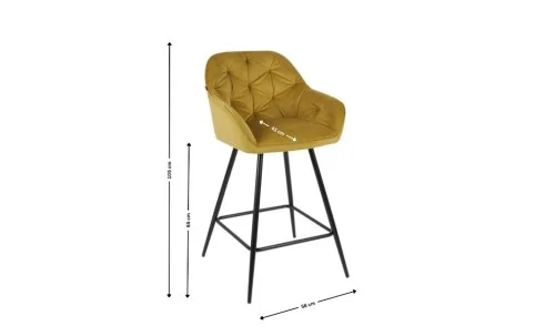 Scaun Bar KJC275 Mustar