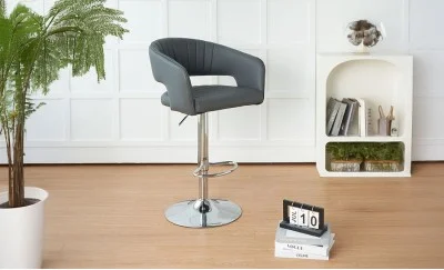 Scaun Bar KJC344 Gri