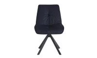 Set Masă Living Extensibilă KJT546 Gri cu 4 Scaune Tapițate KJC356 Negre