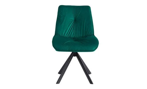 Set Masă Living Extensibilă Blat Ceramic KJT416 Alb-Cappuccino cu 4 Scaune KJC0356 Verde