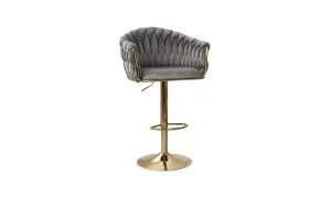 Scaun Bar KJC362 Gri