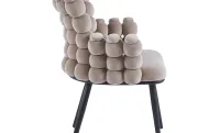 Scaun Living Tapitat KJC374 Bej 4