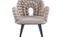 Scaun Living Tapitat KJC376 Bej 4