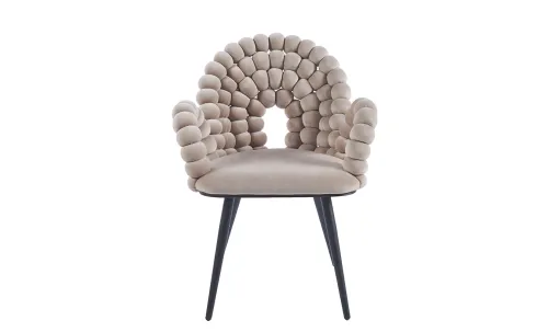 Scaun Living Tapitat KJC376 Bej