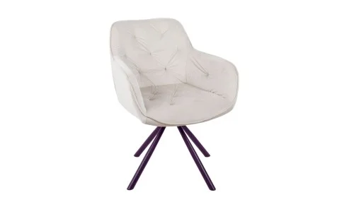 Scaun Living Tapitat KJC3849, Bej