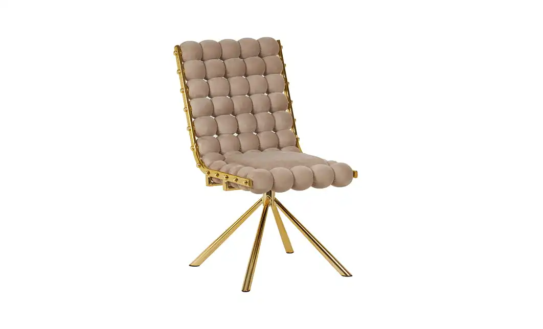 Scaun Living Tapițat KJC5403 Bej 2