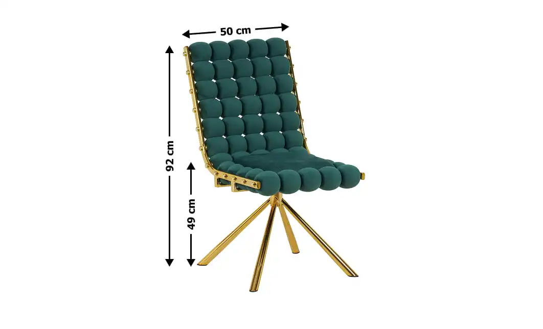 Scaun Living Tapițat KJC5403 Verde 1
