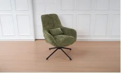 Scaun Living Rotativ LCM0102AS Verde