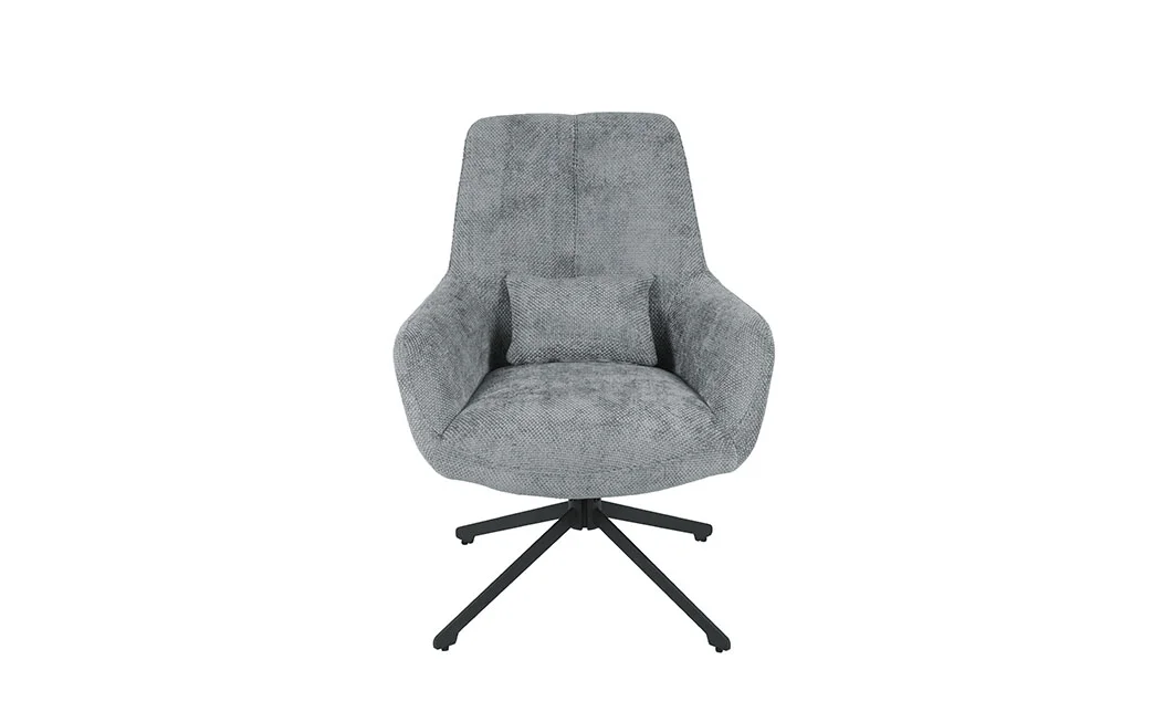 Scaun Living Rotativ LCM0102AS Albastru Deschis 2