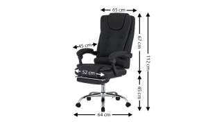 Scaun Birou OC048 Negru