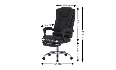 Scaun Birou OC048 Negru