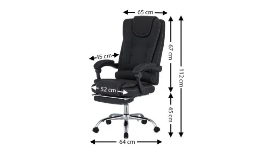 Scaun Birou OC048 Negru