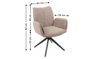 Scaun Living Rotativ KJC77 Maro 1