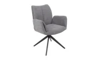 Scaun Living Rotativ KJC77 Gri Închis 2