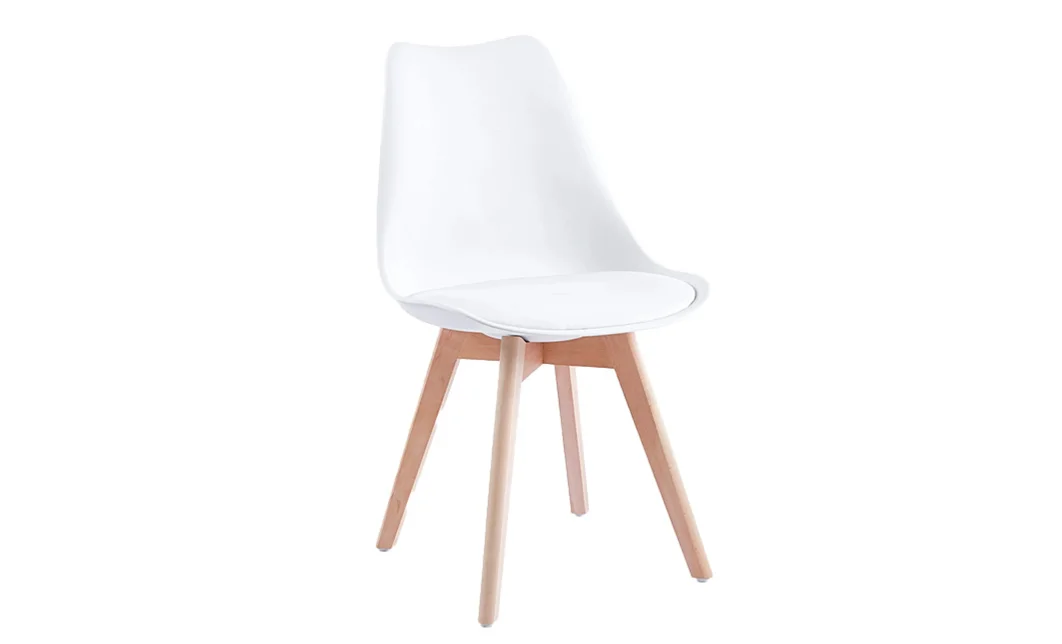 Set Masa Rotunda DT08 Alba cu 4 Scaune J900 Albe 2