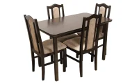 Set Masă Living Max 4 wenge cu 4 Scaune Boss II 18A
