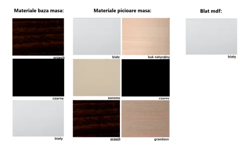 Set Living Masa Oslo 4 cu 4 Scaune Bos II