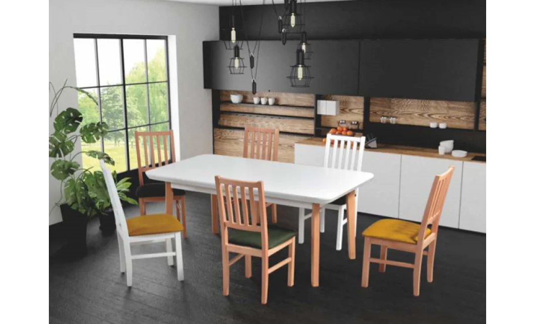 Set Masă Living Oslo 8 cu 6 Scaune Nilo 7