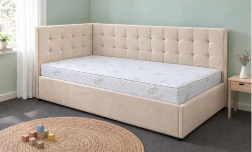 Pat Tapițat de Colț Claudia 90x200, Mexico 910, Bej Deschis